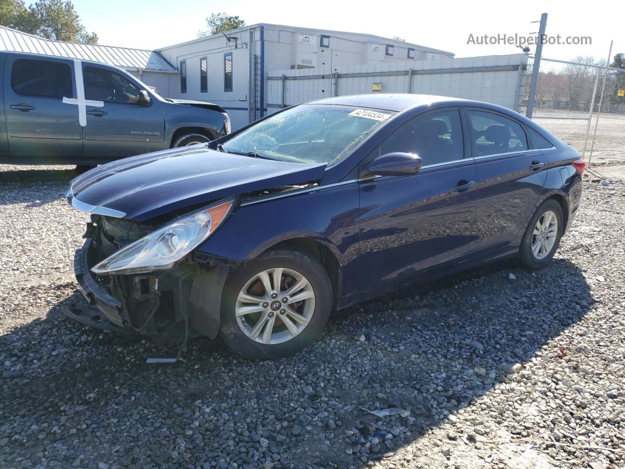 2013 Hyundai Sonata Gls Blue vin: 5NPEB4AC9DH623576