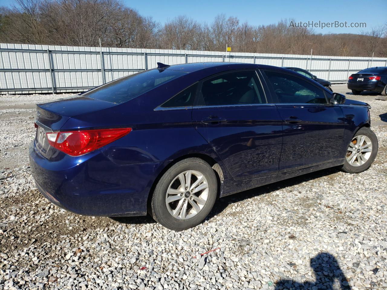 2013 Hyundai Sonata Gls Blue vin: 5NPEB4AC9DH623576