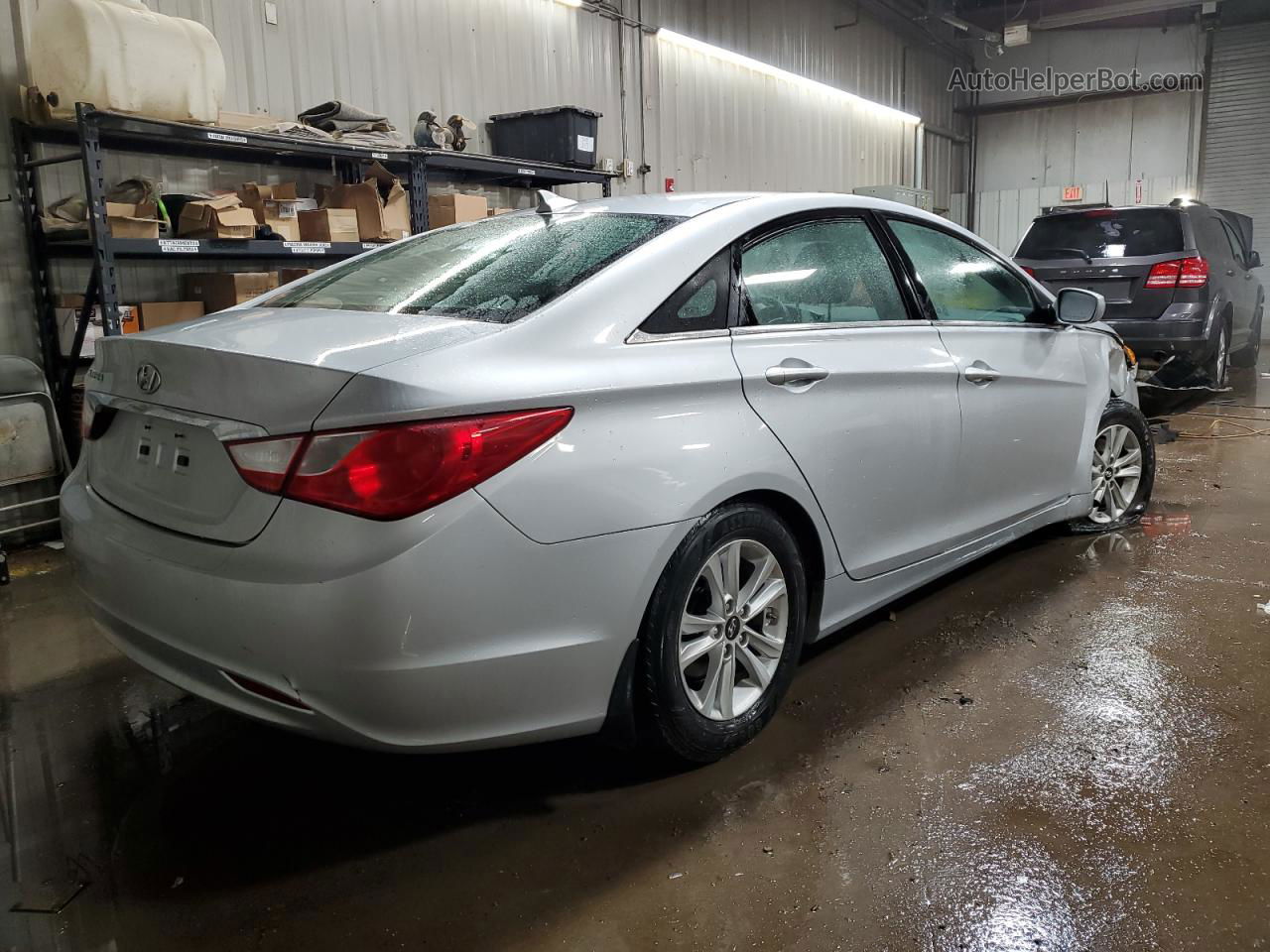 2013 Hyundai Sonata Gls Silver vin: 5NPEB4AC9DH789645