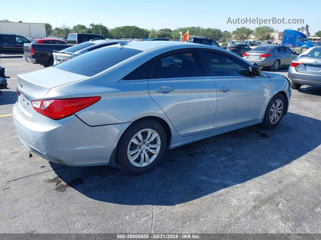 2012 Hyundai Sonata Gls Серебряный vin: 5NPEB4ACACH496945