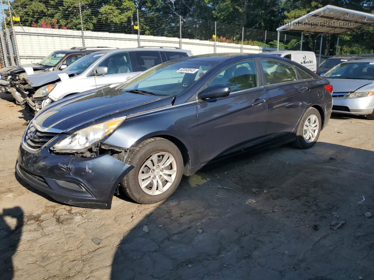 2012 Hyundai Sonata Gls Blue vin: 5NPEB4ACXCH313645