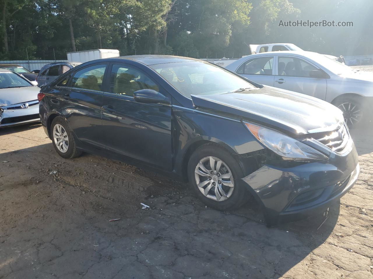 2012 Hyundai Sonata Gls Blue vin: 5NPEB4ACXCH313645