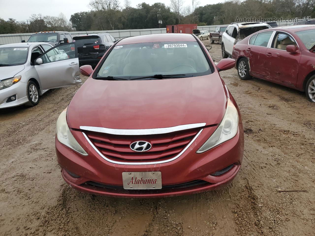 2012 Hyundai Sonata Gls Maroon vin: 5NPEB4ACXCH377538