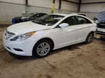 2012 Hyundai Sonata Gls White vin: 5NPEB4ACXCH413339