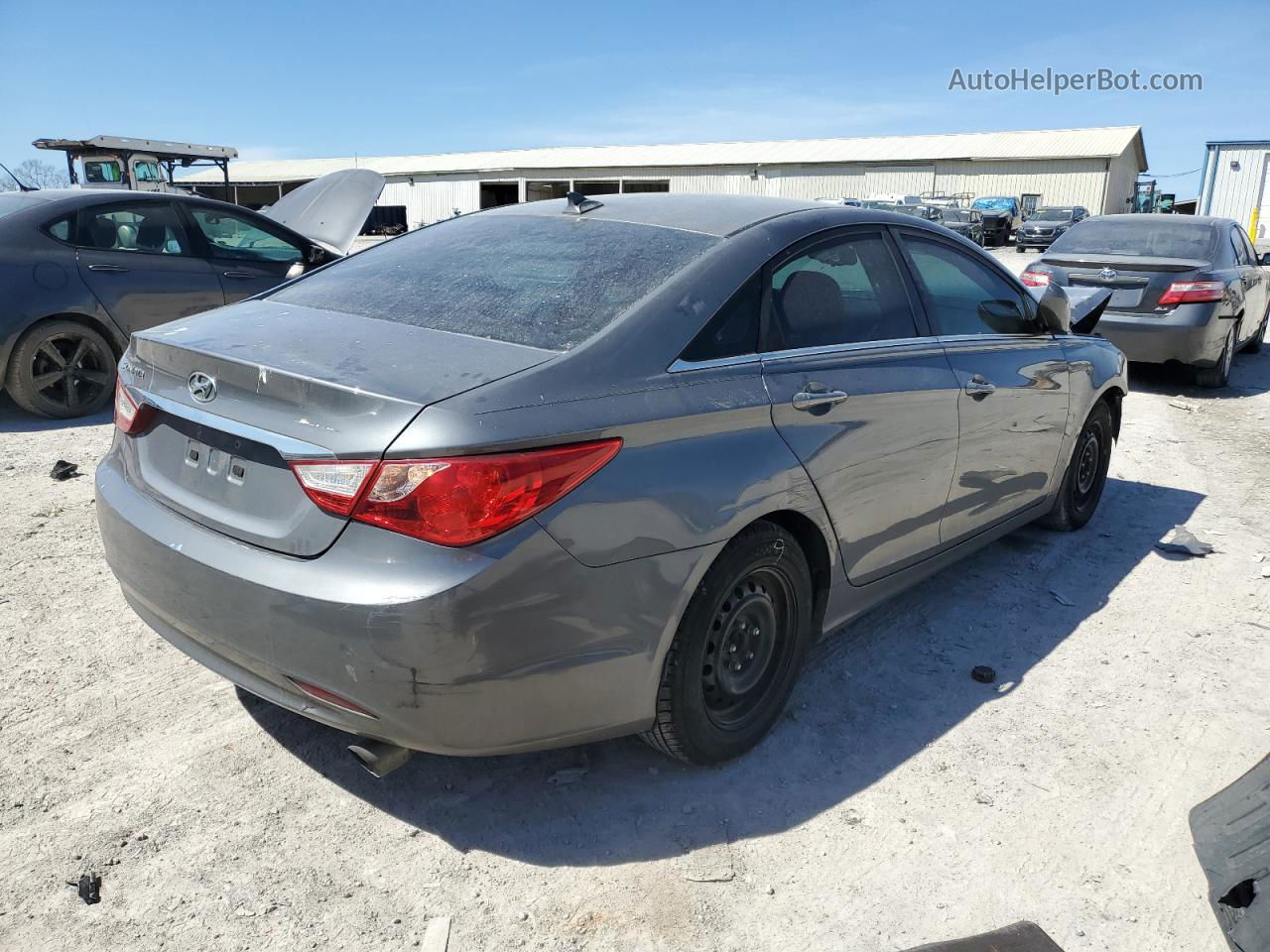 2013 Hyundai Sonata Gls Gray vin: 5NPEB4ACXDH570645