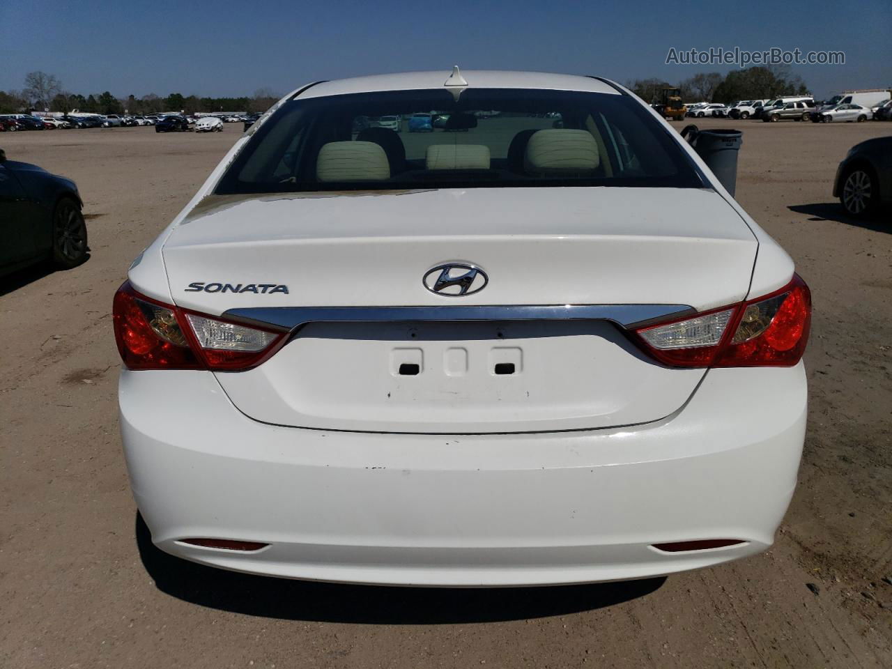 2013 Hyundai Sonata Gls White vin: 5NPEB4ACXDH582729