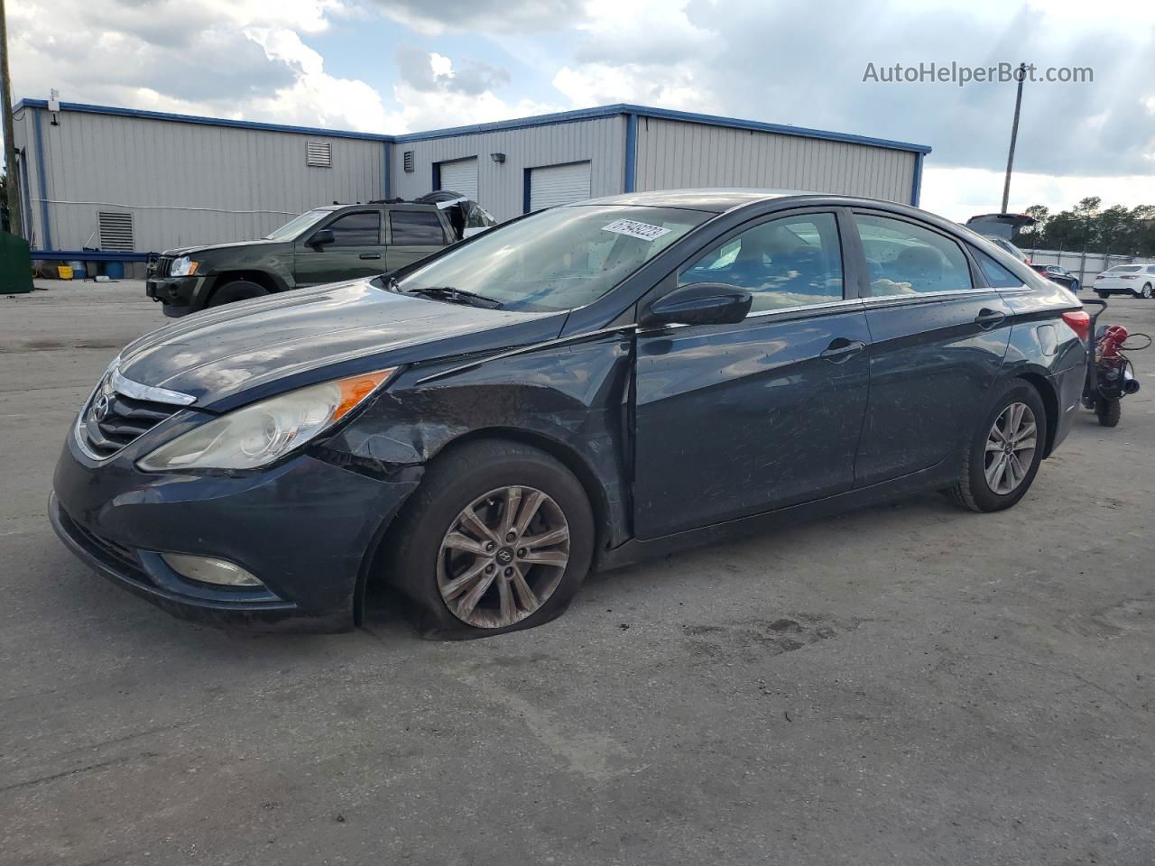 2013 Hyundai Sonata Gls Blue vin: 5NPEB4ACXDH725596