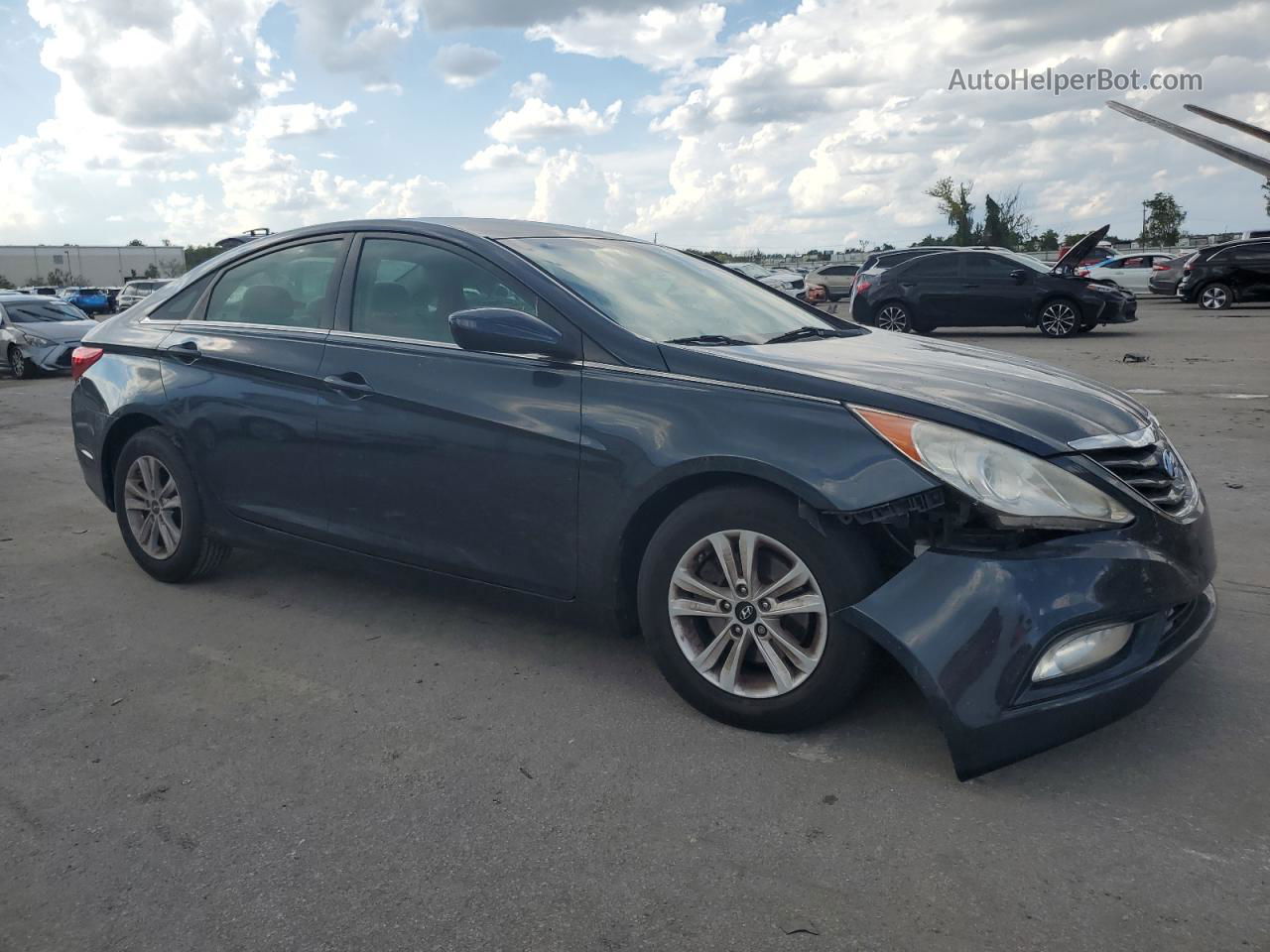 2013 Hyundai Sonata Gls Blue vin: 5NPEB4ACXDH725596