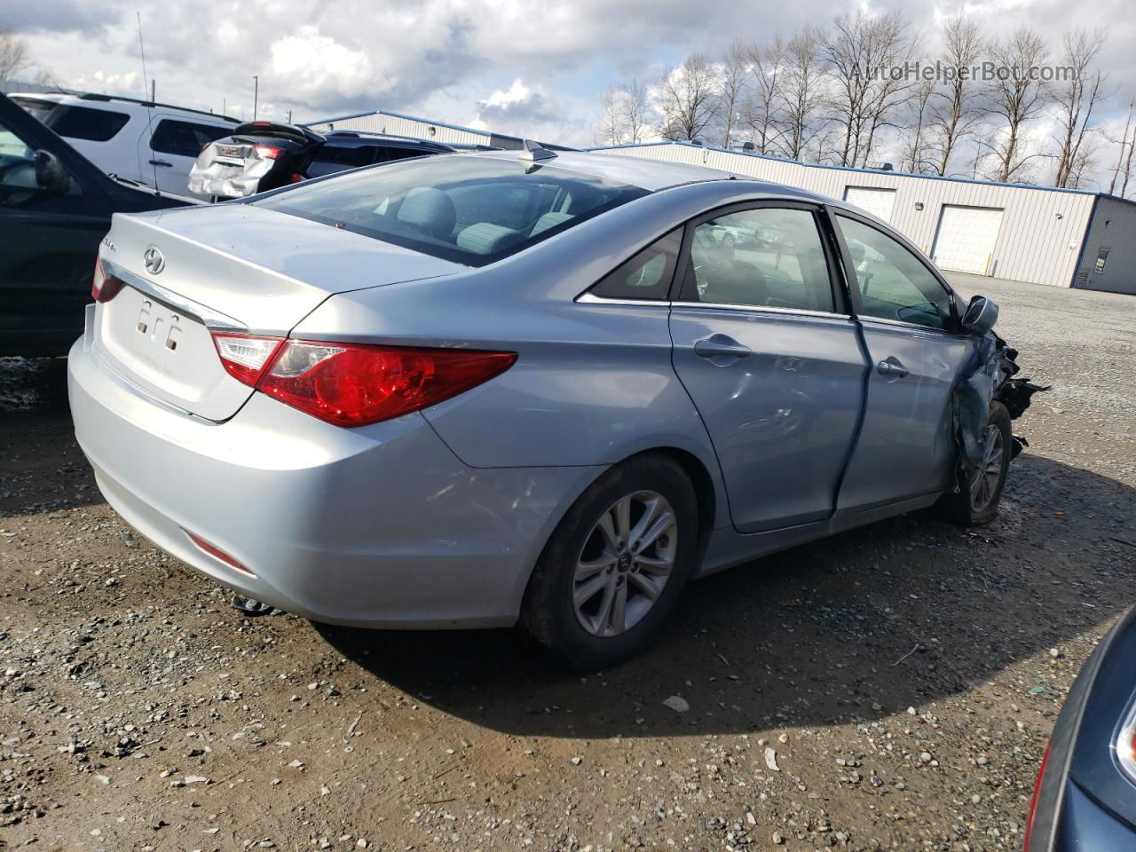 2013 Hyundai Sonata Gls Blue vin: 5NPEB4ACXDH757934