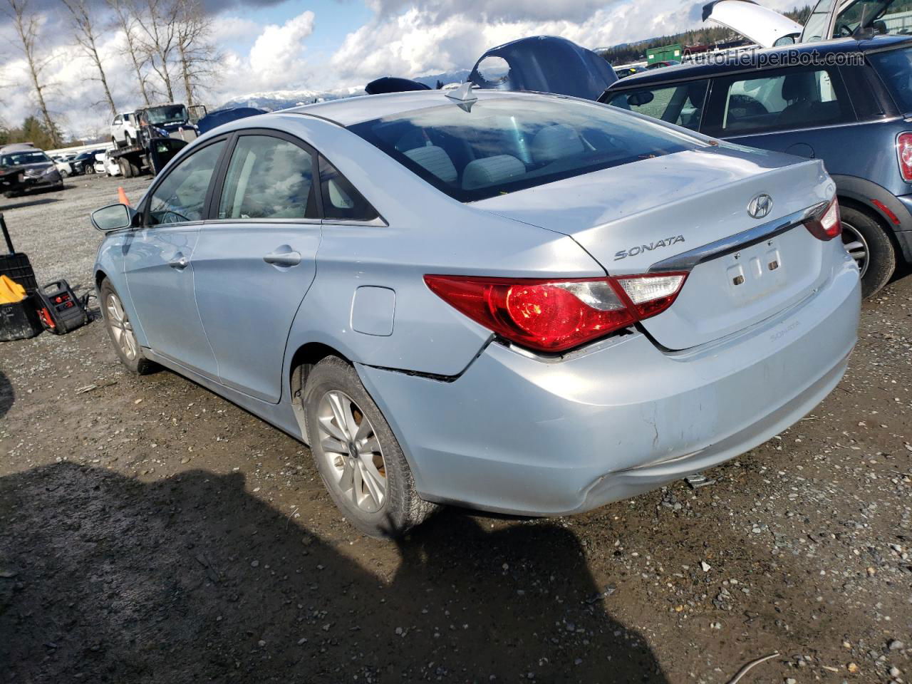 2013 Hyundai Sonata Gls Blue vin: 5NPEB4ACXDH757934