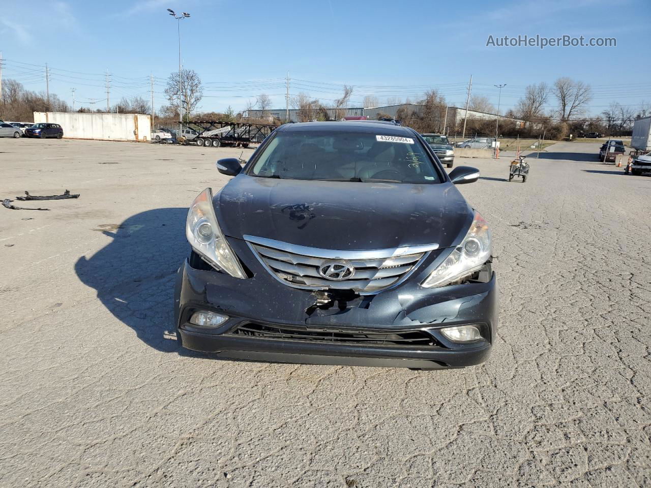 2012 Hyundai Sonata Se Синий vin: 5NPEC4AB1CH329494