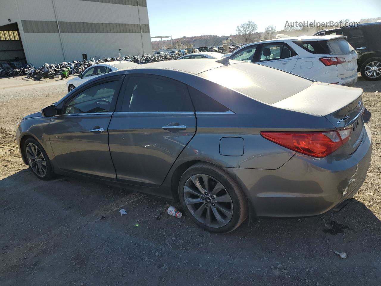 2013 Hyundai Sonata Se Gray vin: 5NPEC4AB1DH512217