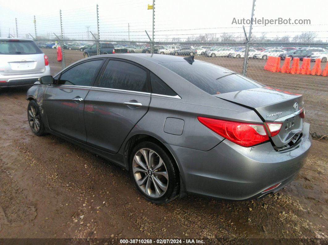 2013 Hyundai Sonata Limited 2.0t Gray vin: 5NPEC4AB1DH606095