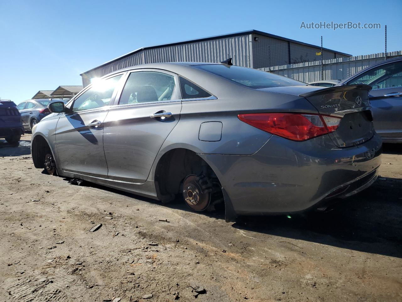 2012 Hyundai Sonata Se Gray vin: 5NPEC4AB2CH456500