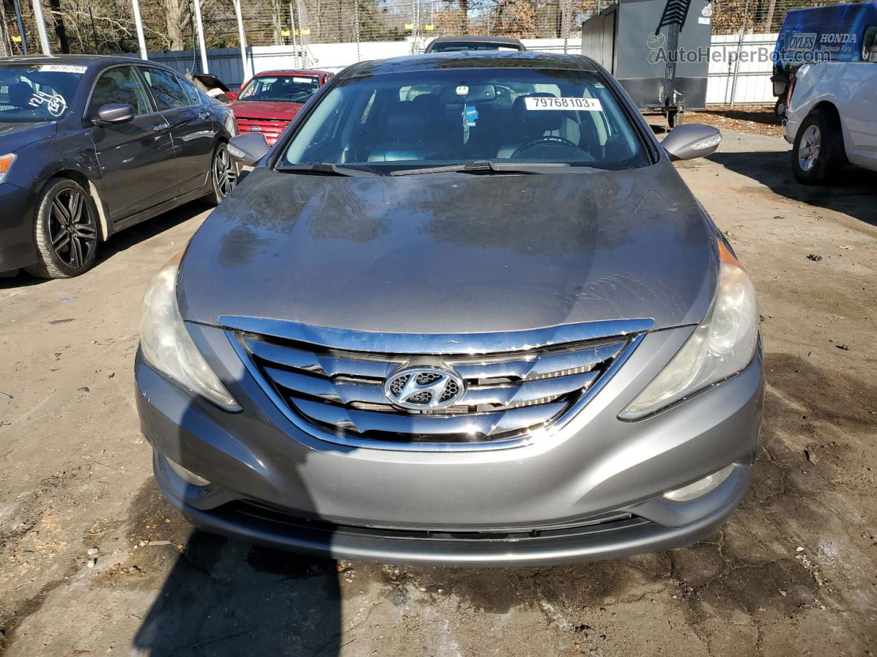 2012 Hyundai Sonata Se Gray vin: 5NPEC4AB2CH456500