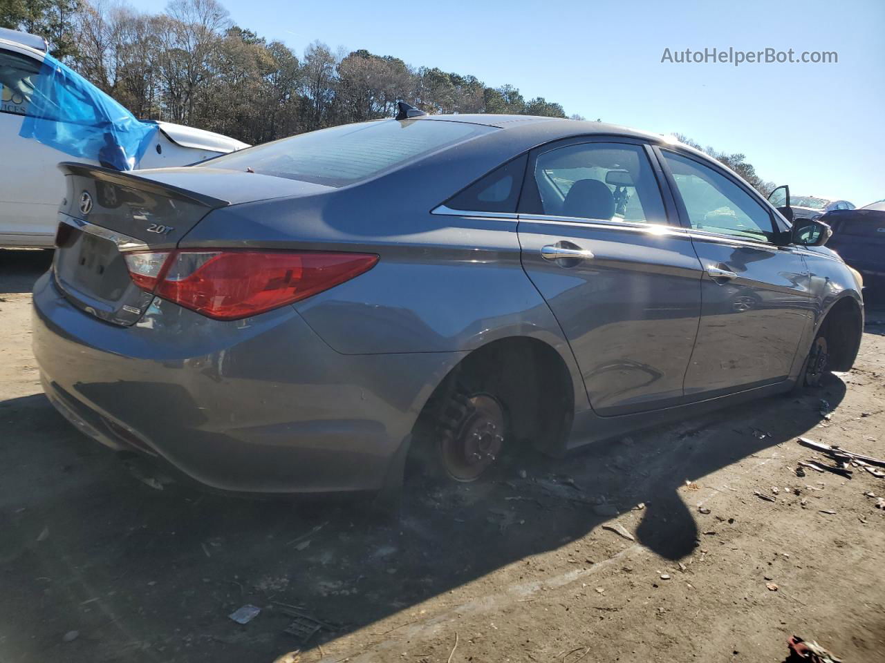 2012 Hyundai Sonata Se Gray vin: 5NPEC4AB2CH456500