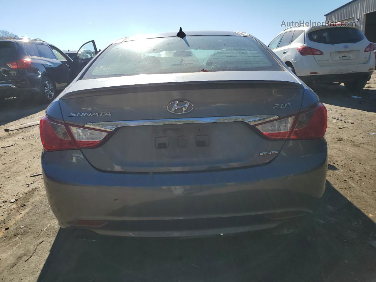 2012 Hyundai Sonata Se Gray vin: 5NPEC4AB2CH456500