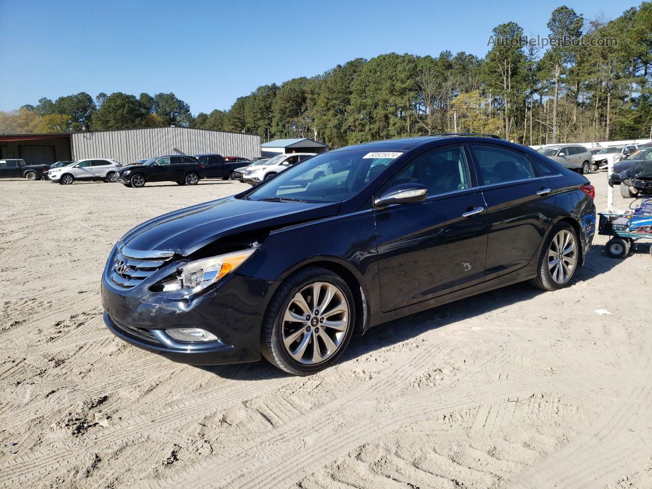 2012 Hyundai Sonata Se Черный vin: 5NPEC4AB2CH486208