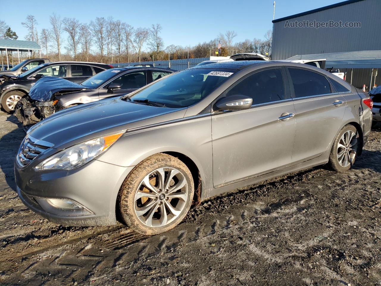 2013 Hyundai Sonata Se Silver vin: 5NPEC4AB2DH599786