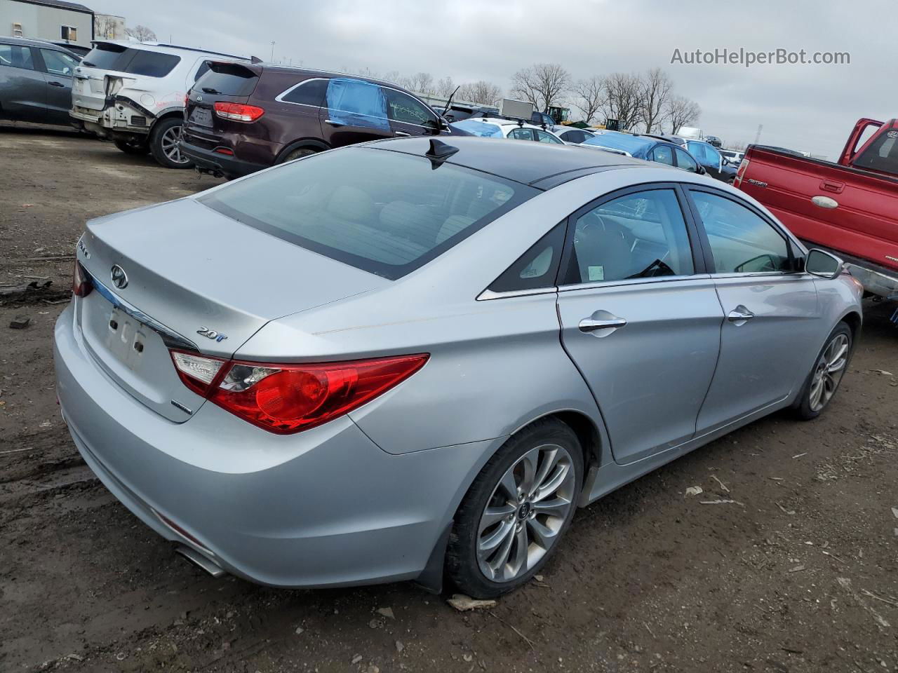 2012 Hyundai Sonata Se Silver vin: 5NPEC4AB4CH372064