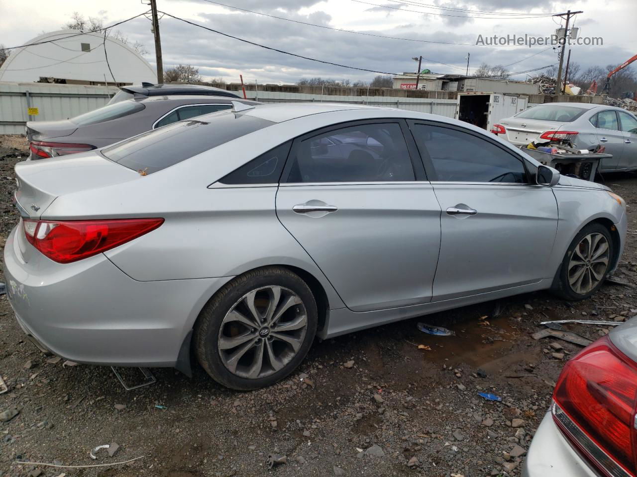 2013 Hyundai Sonata Se Silver vin: 5NPEC4AB4DH680305