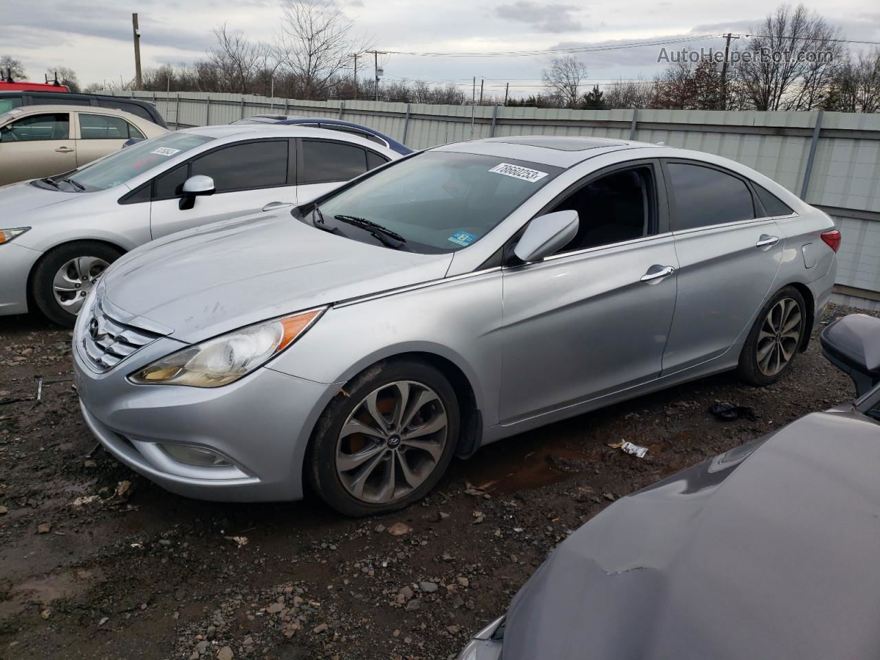 2013 Hyundai Sonata Se Silver vin: 5NPEC4AB4DH680305