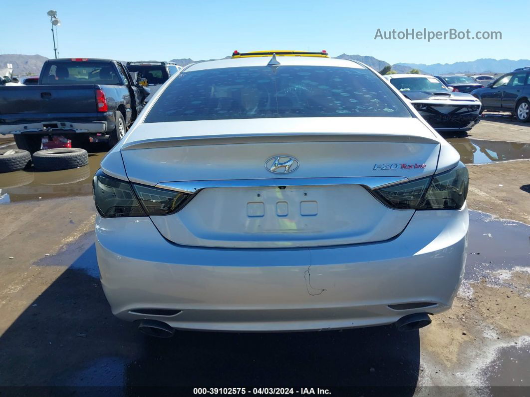 2013 Hyundai Sonata Se 2.0t Silver vin: 5NPEC4AB4DH771686