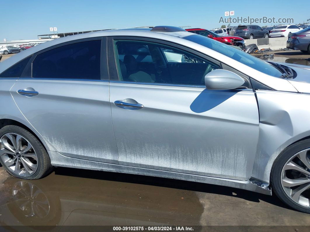 2013 Hyundai Sonata Se 2.0t Silver vin: 5NPEC4AB4DH771686