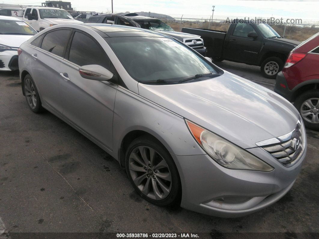 2012 Hyundai Sonata 2.0t Limited Silver vin: 5NPEC4AB6CH475308