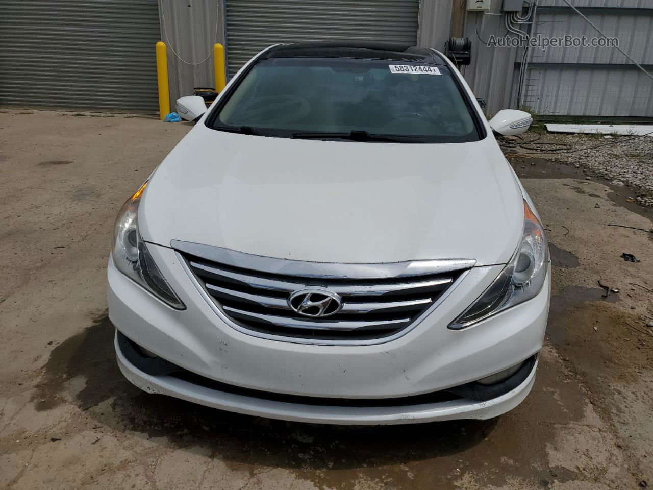 2014 Hyundai Sonata Se White vin: 5NPEC4AB6EH815592