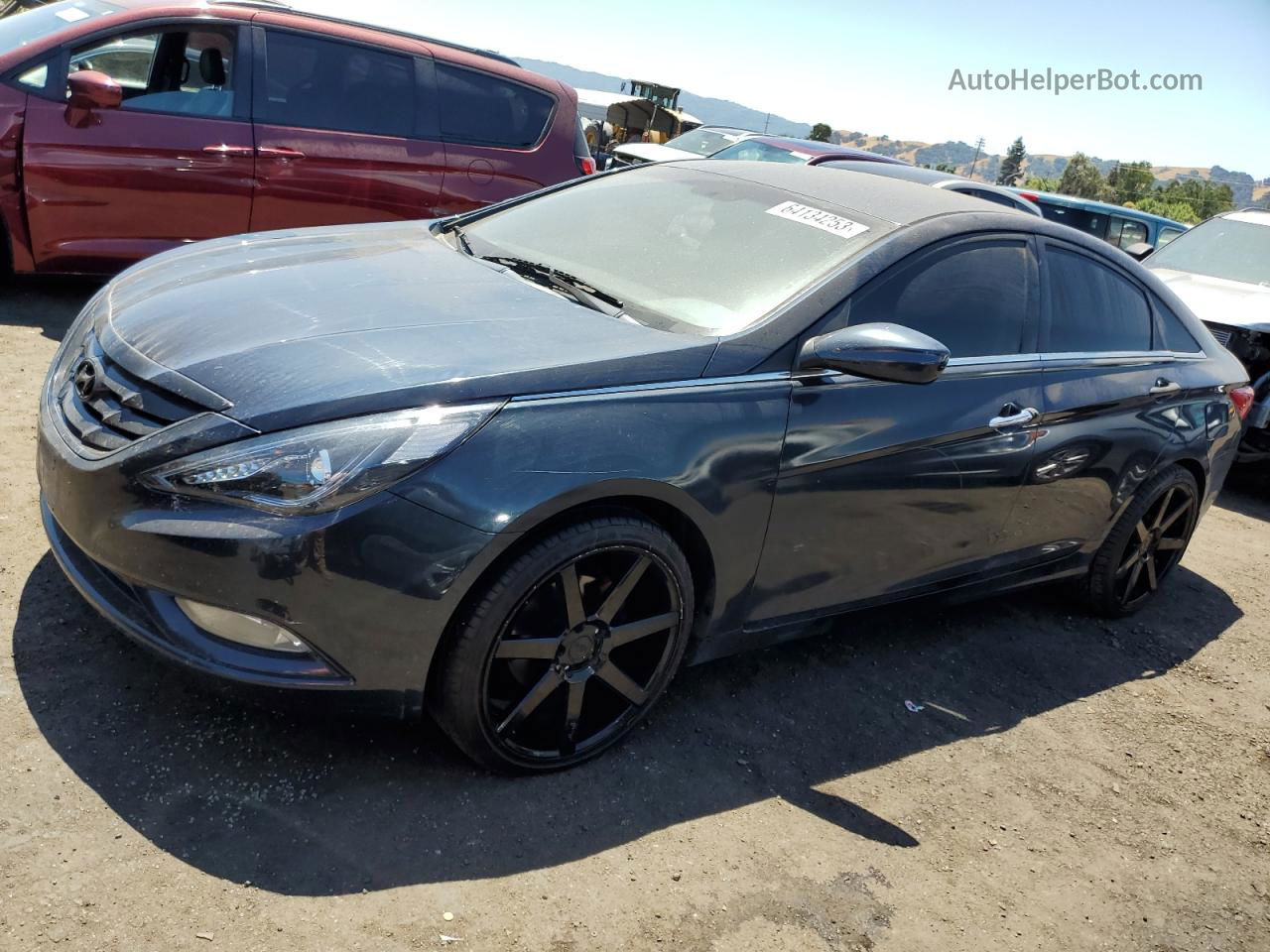 2012 Hyundai Sonata Se Black vin: 5NPEC4AB7CH387805