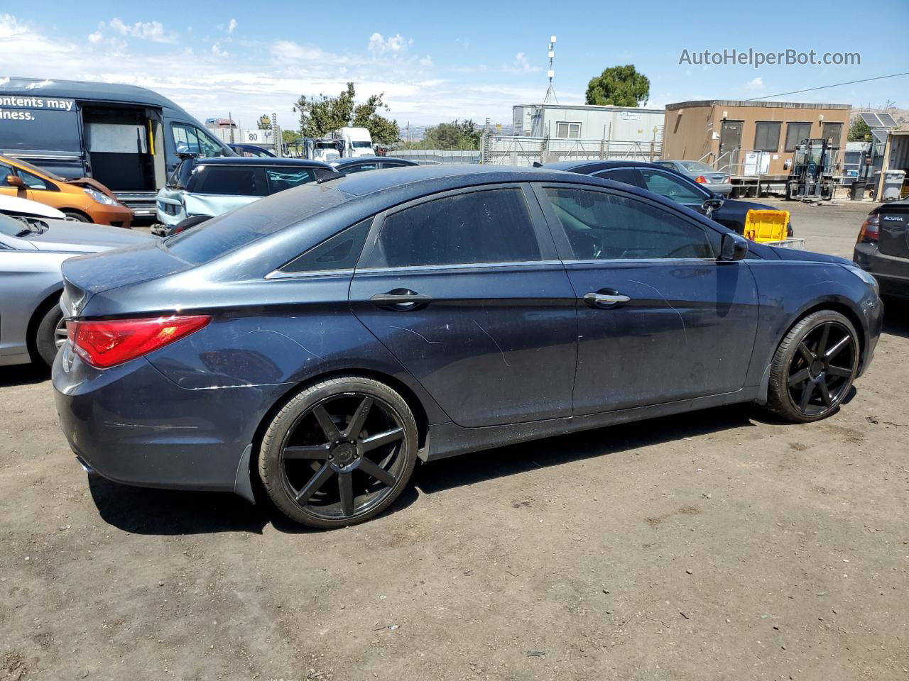 2012 Hyundai Sonata Se Black vin: 5NPEC4AB7CH387805