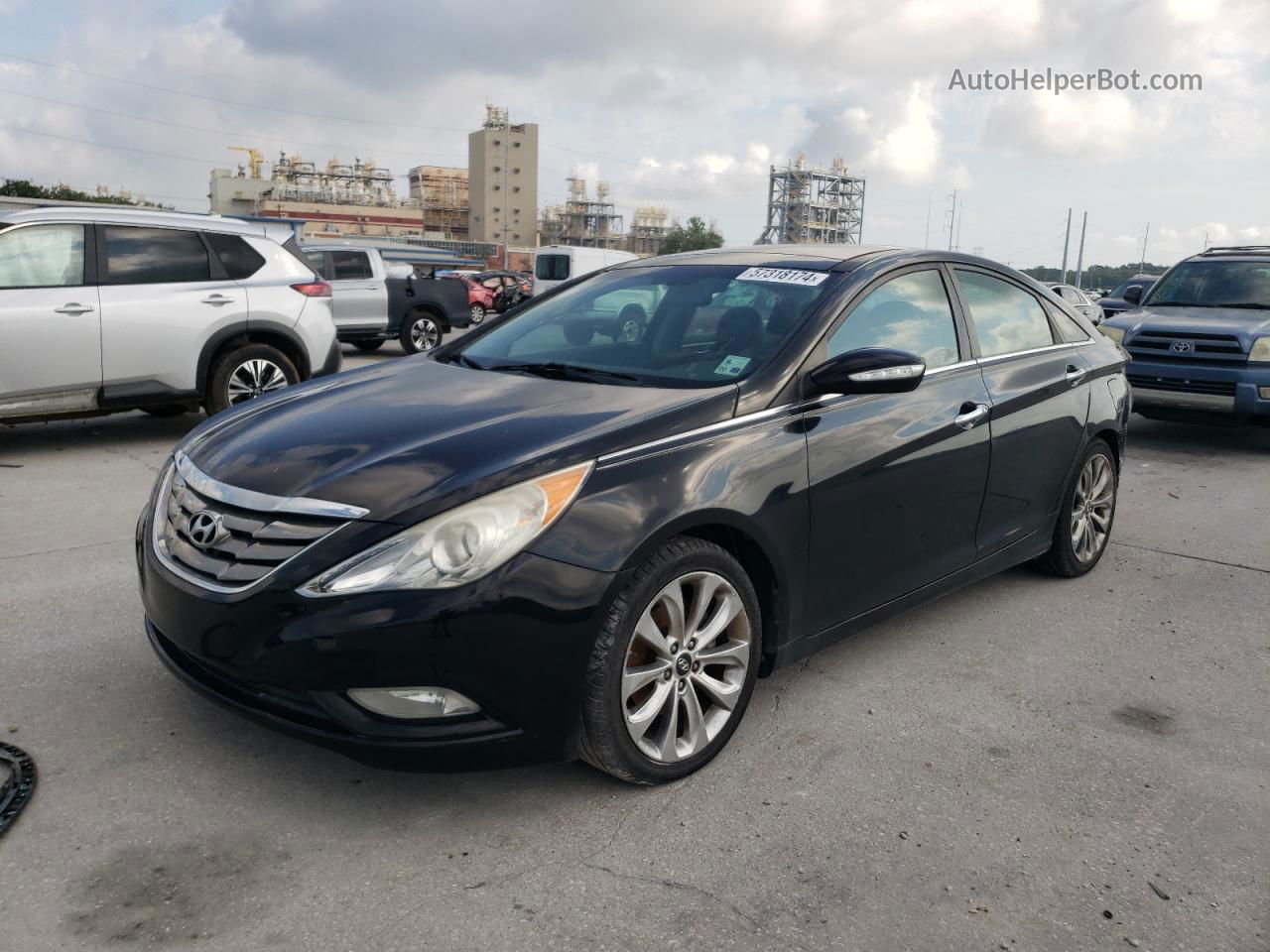 2012 Hyundai Sonata Se Black vin: 5NPEC4AB7CH477004