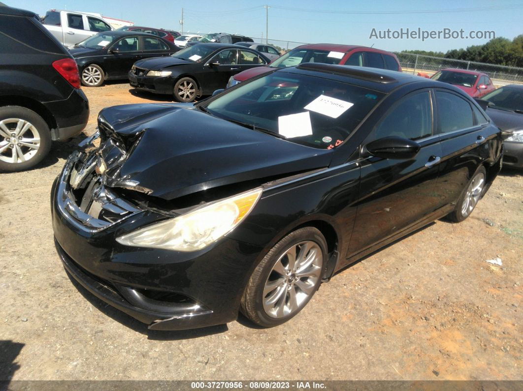 2012 Hyundai Sonata Se 2.0t Black vin: 5NPEC4AB8CH484799