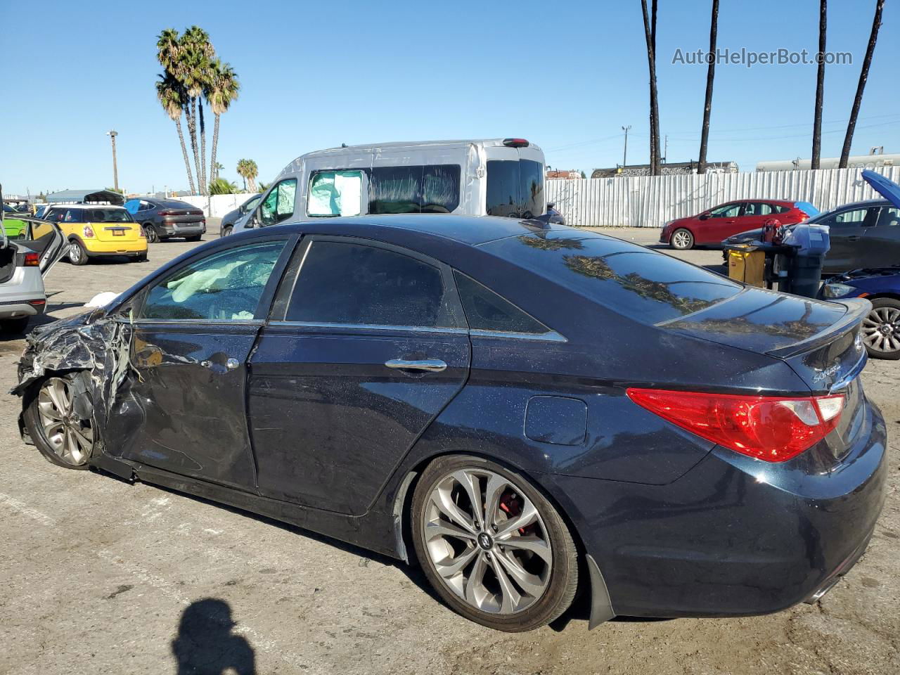 2013 Hyundai Sonata Se Blue vin: 5NPEC4AB9DH674905