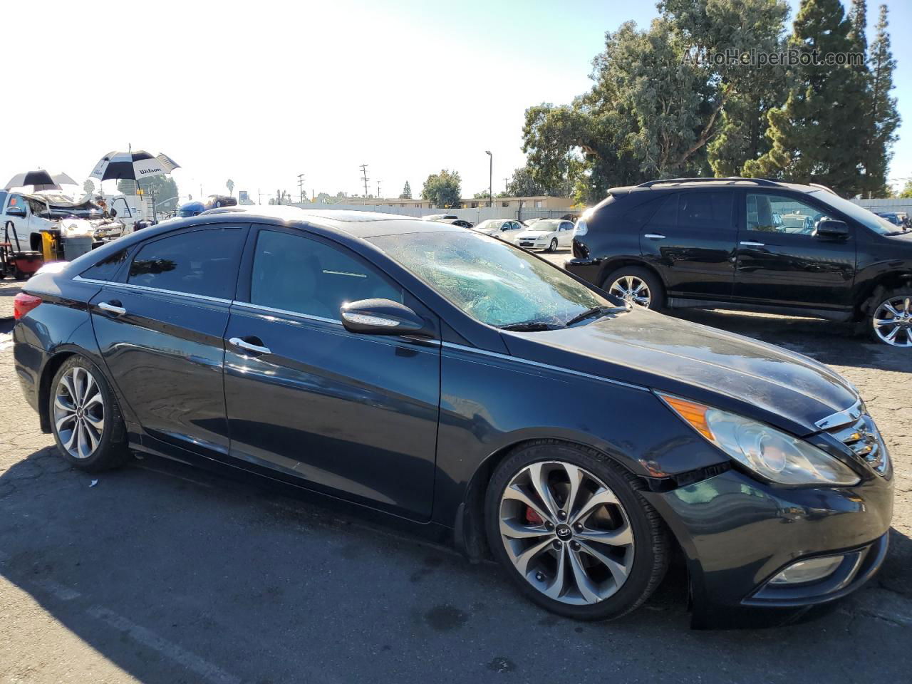 2013 Hyundai Sonata Se Blue vin: 5NPEC4AB9DH674905