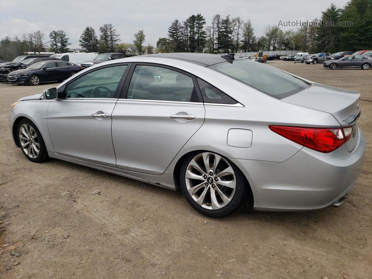 2012 Hyundai Sonata Se Silver vin: 5NPEC4ABXCH356855