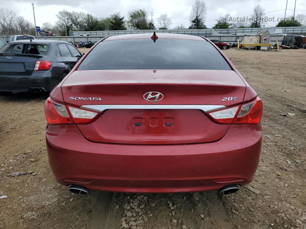 2012 Hyundai Sonata Se Темно-бордовый vin: 5NPEC4ABXCH493973