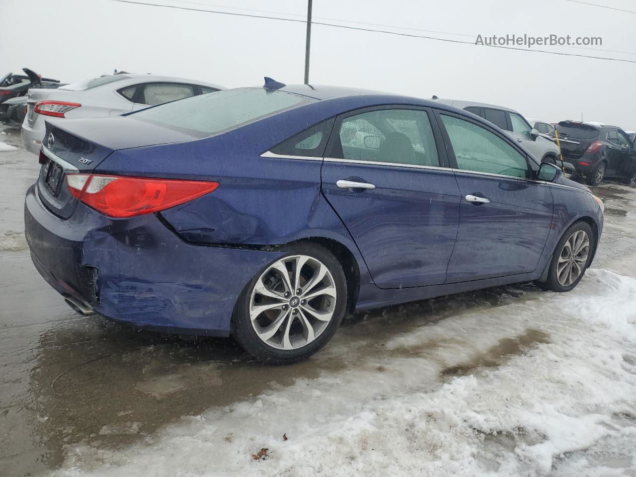 2013 Hyundai Sonata Se Blue vin: 5NPEC4ABXDH605902