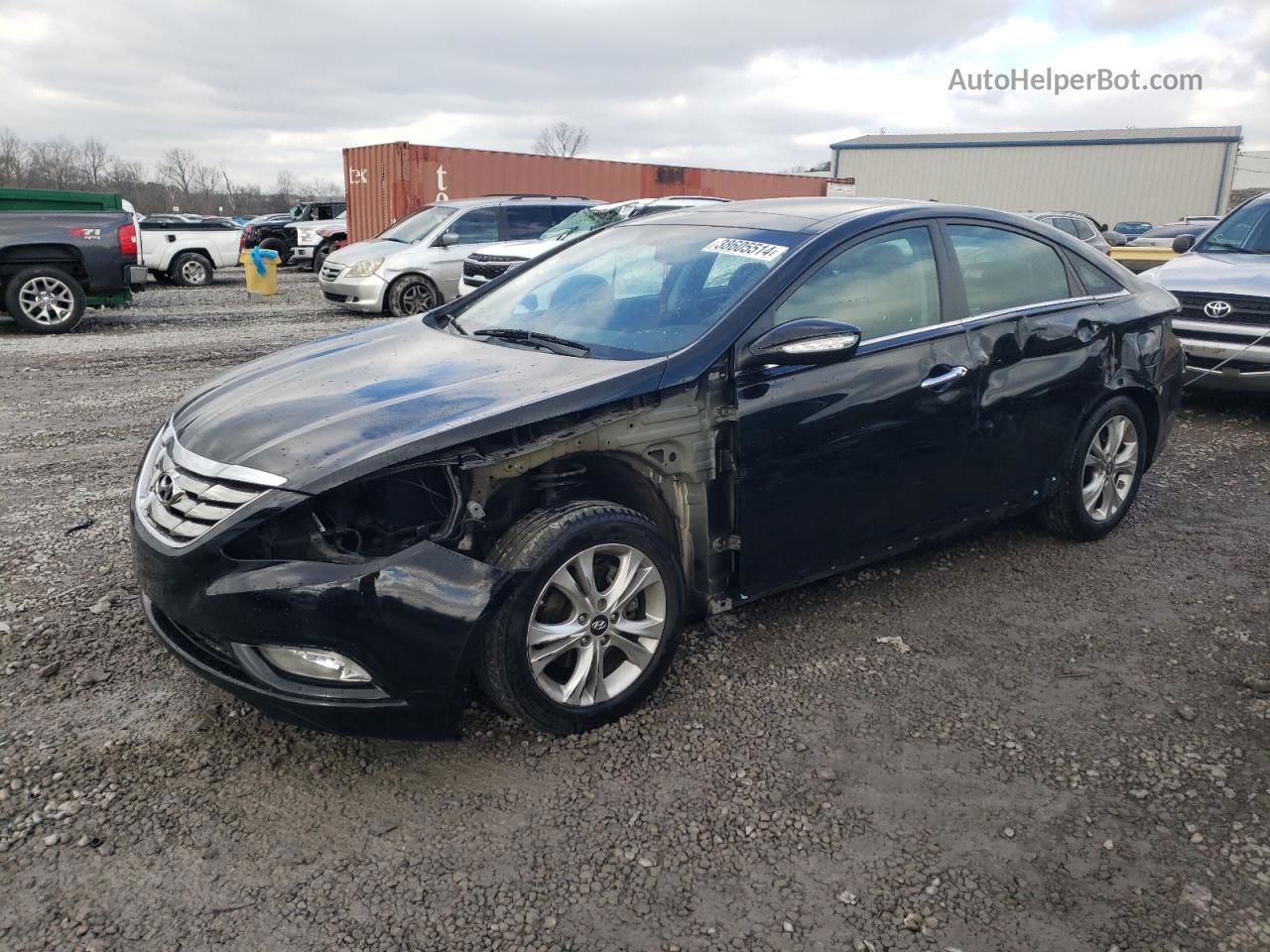 2012 Hyundai Sonata Se Black vin: 5NPEC4AC0CH347591