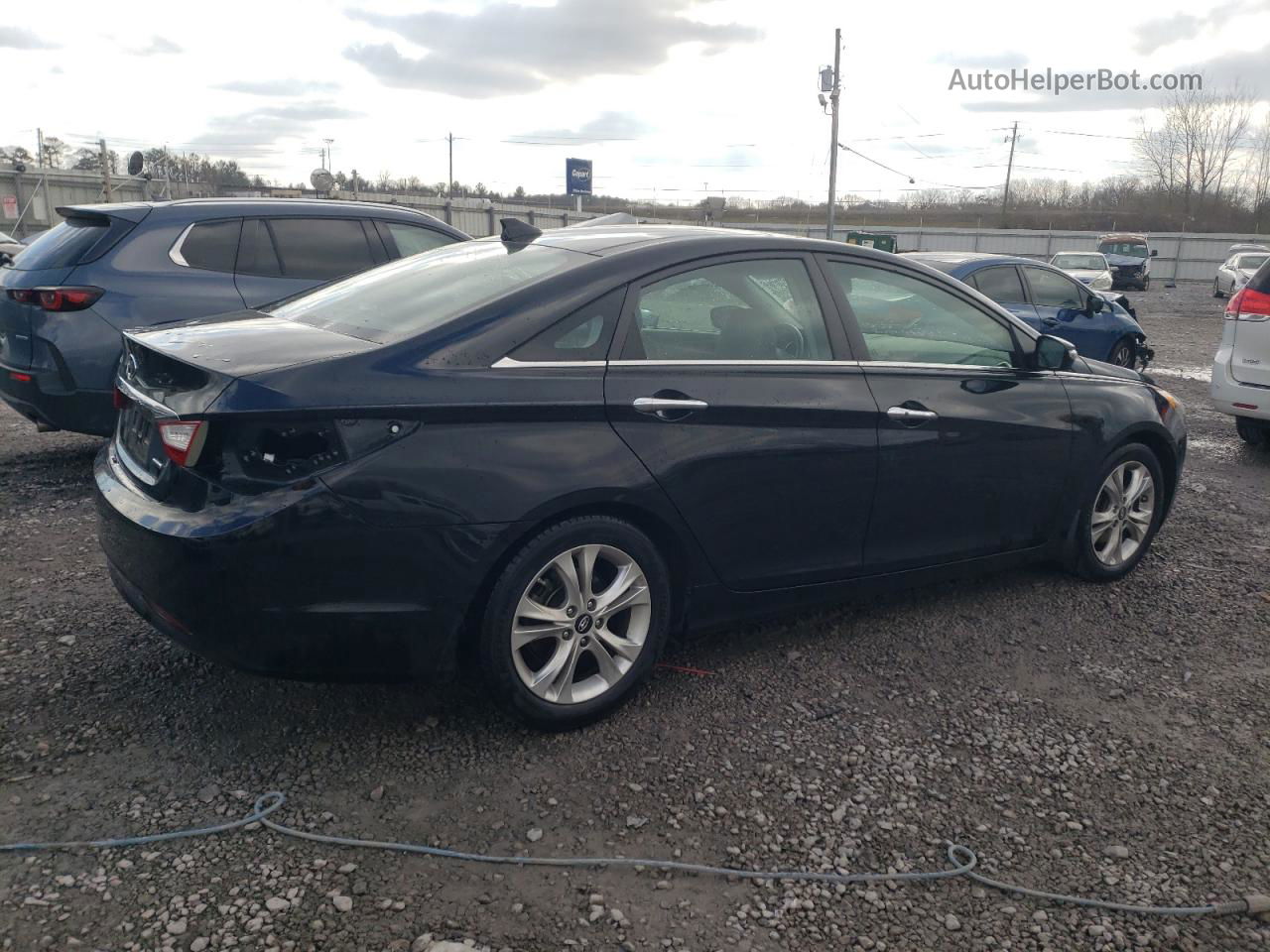 2012 Hyundai Sonata Se Черный vin: 5NPEC4AC0CH347591