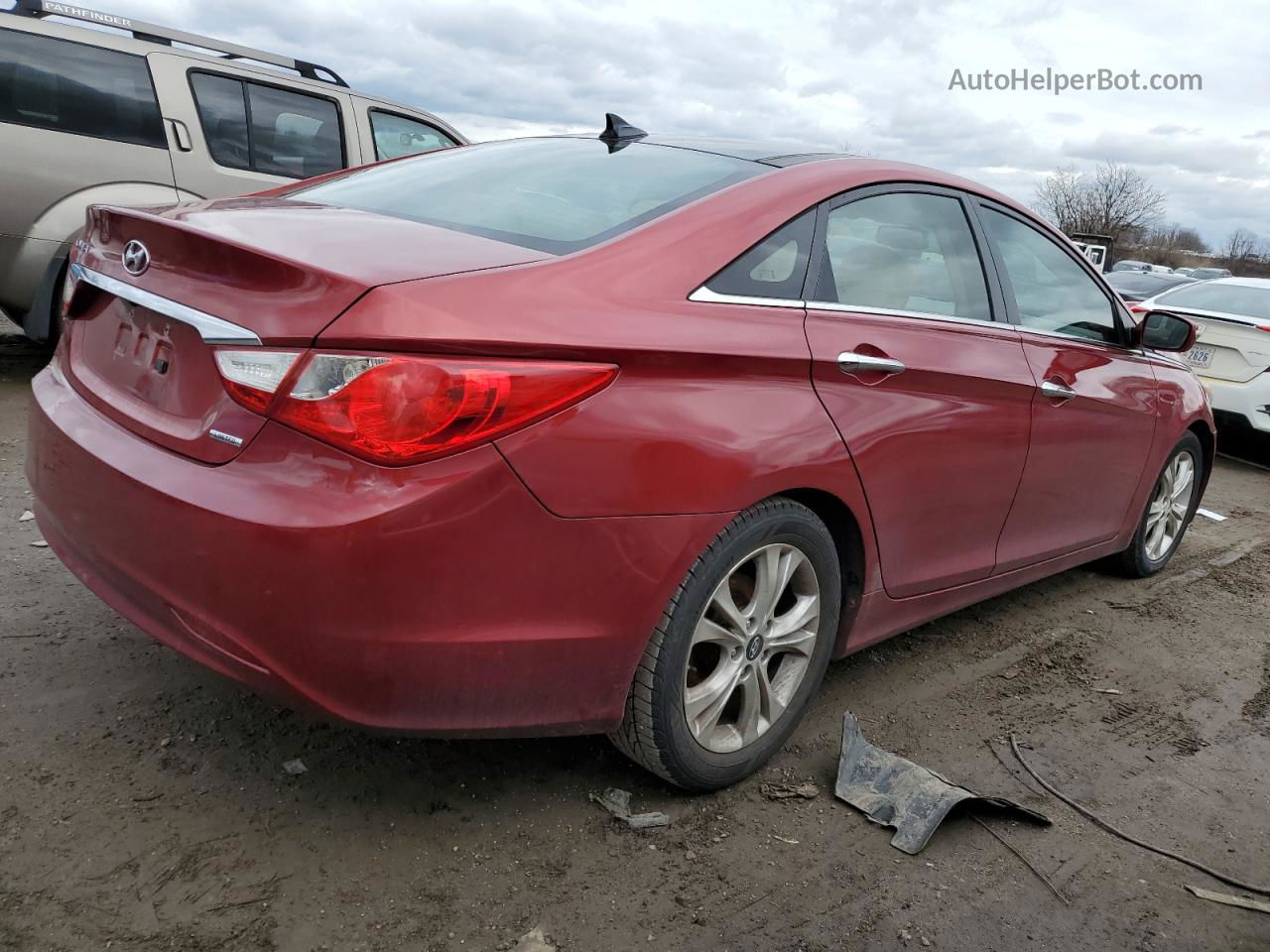 2013 Hyundai Sonata Se Красный vin: 5NPEC4AC0DH628596