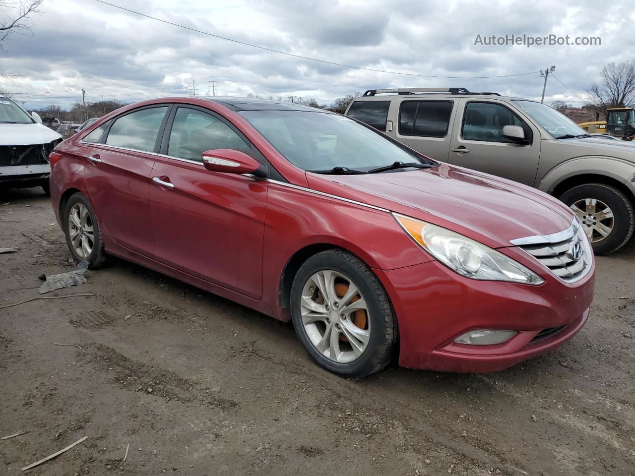 2013 Hyundai Sonata Se Красный vin: 5NPEC4AC0DH628596