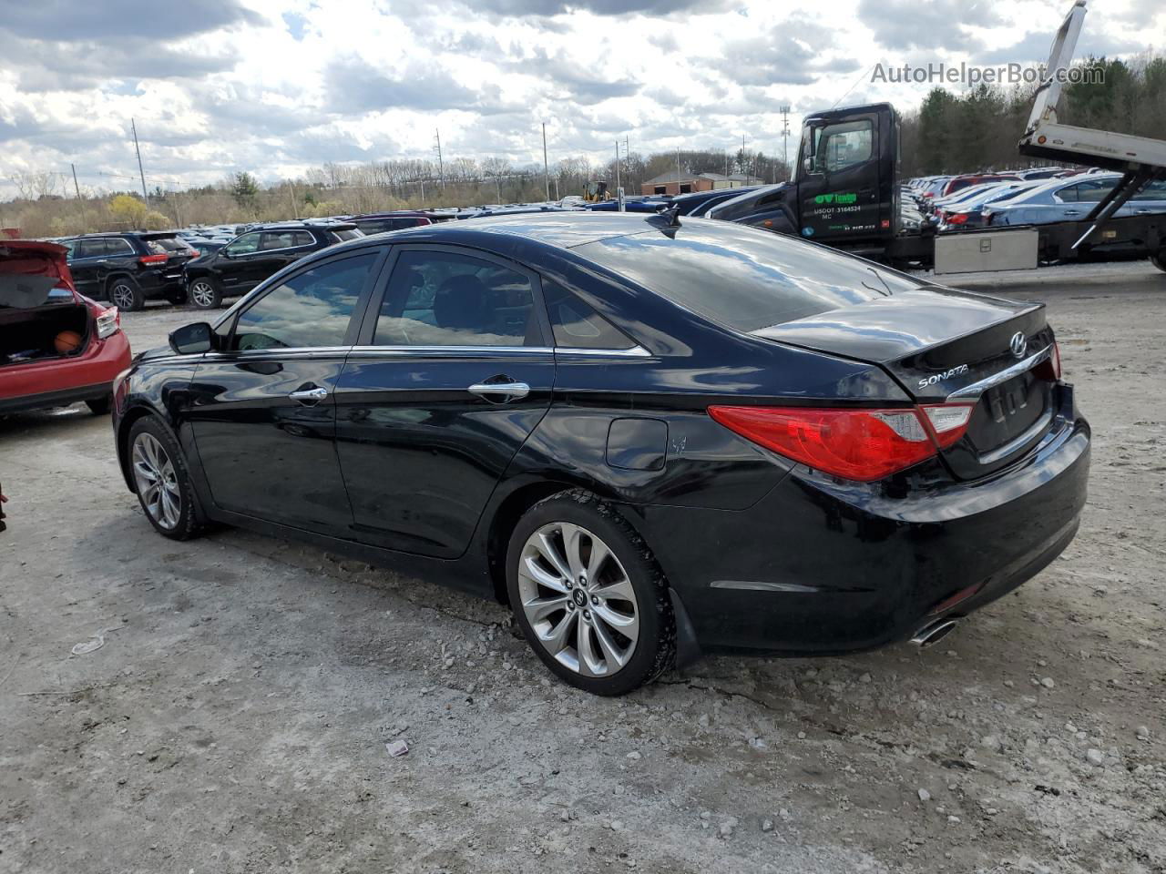 2013 Hyundai Sonata Se Black vin: 5NPEC4AC0DH791166