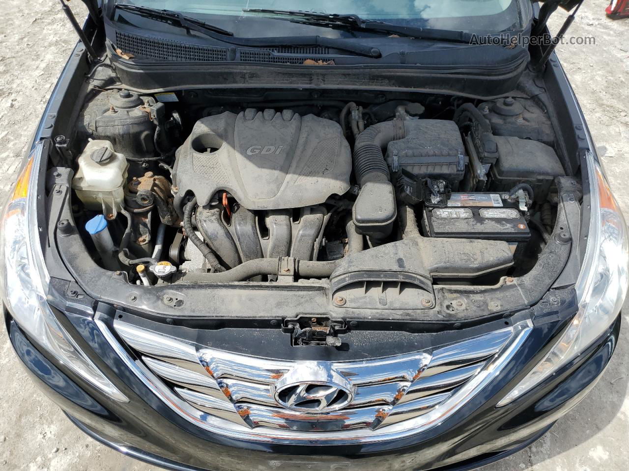 2013 Hyundai Sonata Se Черный vin: 5NPEC4AC0DH791166