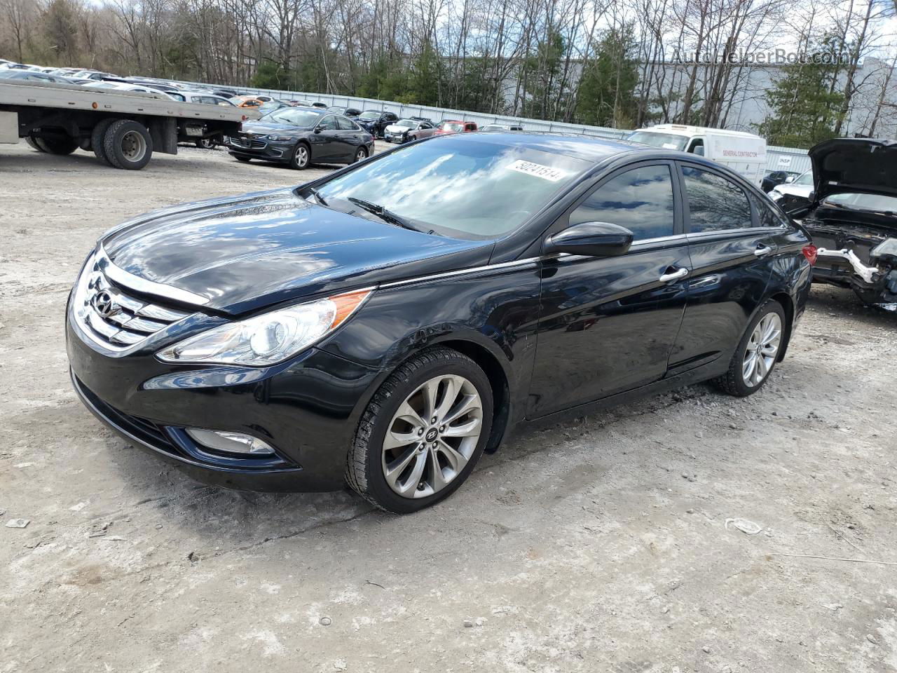 2013 Hyundai Sonata Se Черный vin: 5NPEC4AC0DH791166