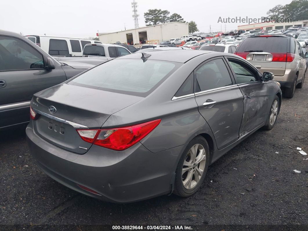 2013 Hyundai Sonata Limited Silver vin: 5NPEC4AC0DH800562