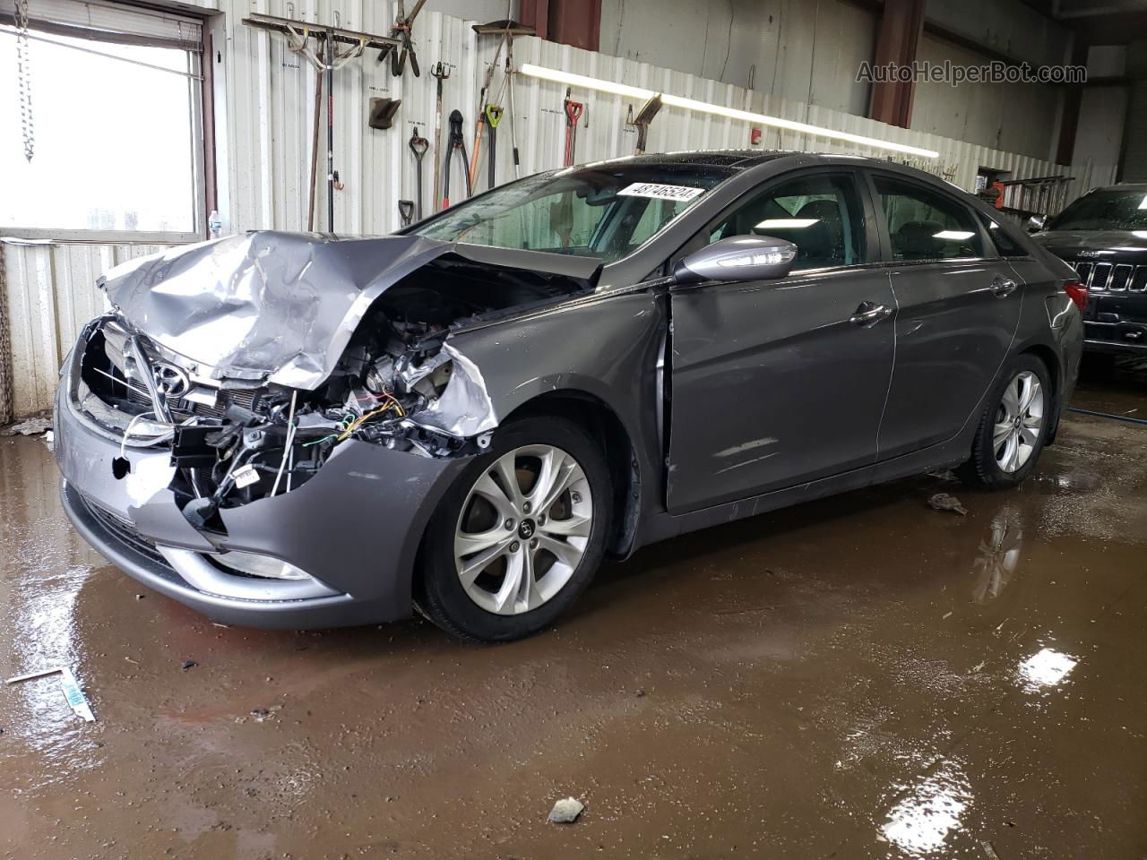 2012 Hyundai Sonata Se Gray vin: 5NPEC4AC1CH392586