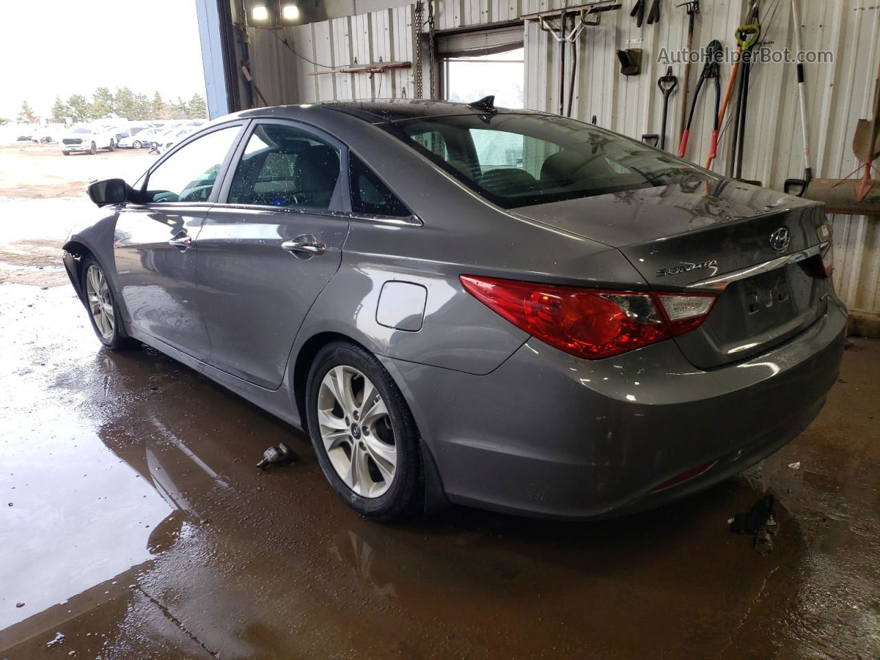 2012 Hyundai Sonata Se Gray vin: 5NPEC4AC1CH392586