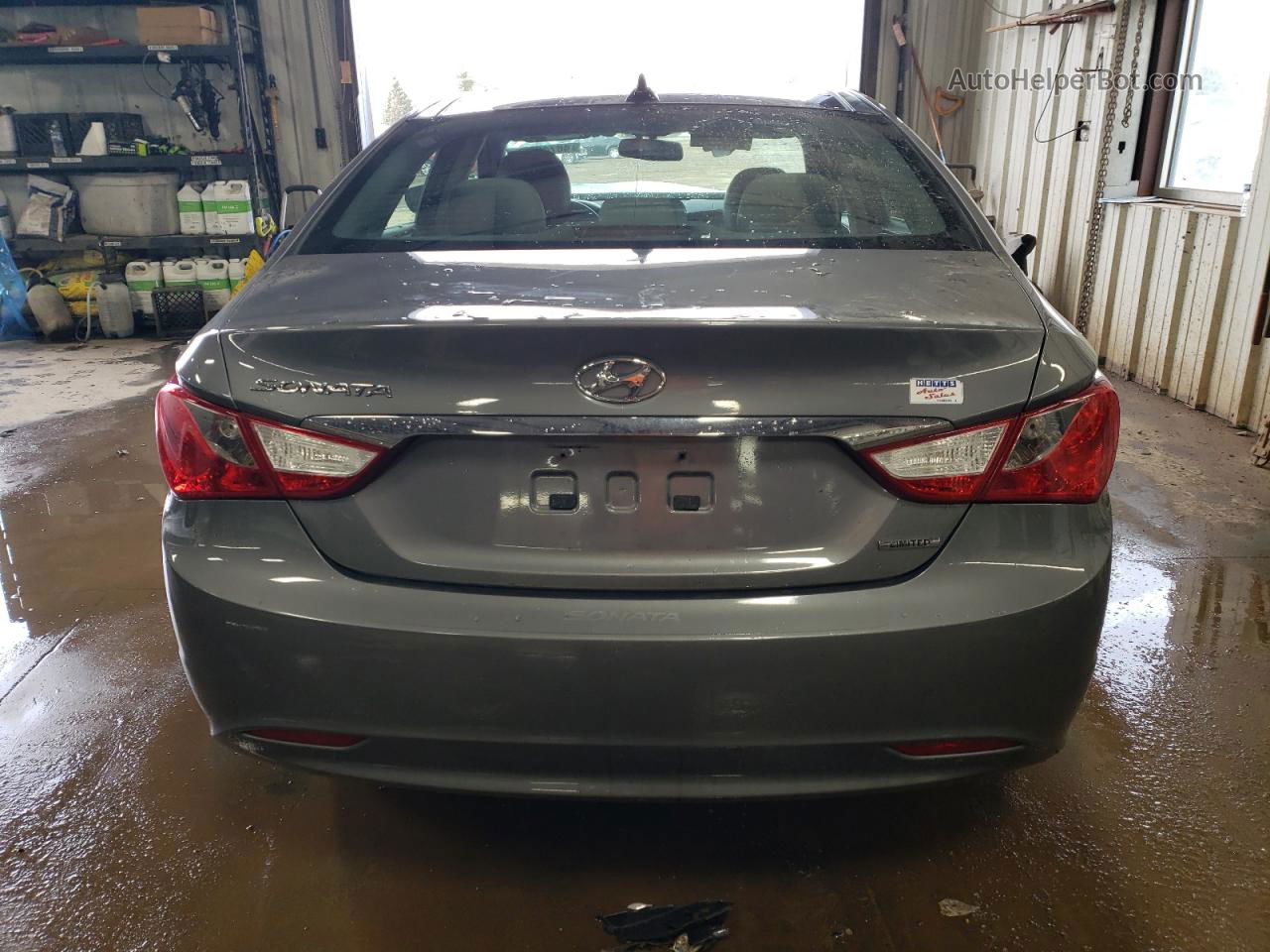 2012 Hyundai Sonata Se Gray vin: 5NPEC4AC1CH392586